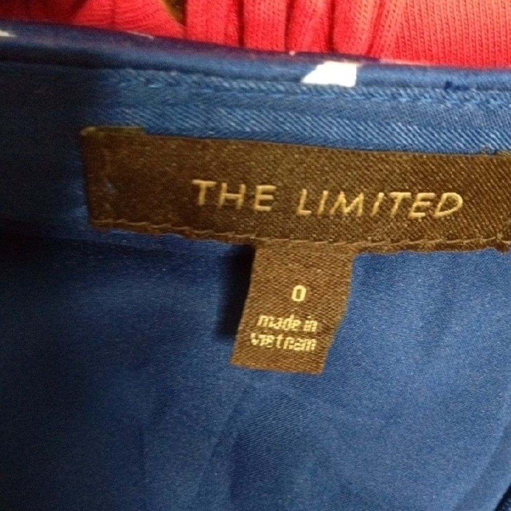 The Limited , Blue Patterned Skirt - Picture 4 of 4